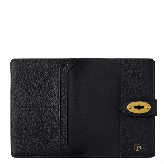 Mulberry Darley Passport Cover Black 